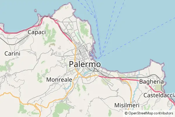 Karte Palermo