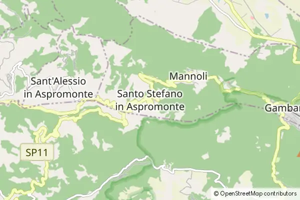 Karte Santo Stefano in Aspromonte