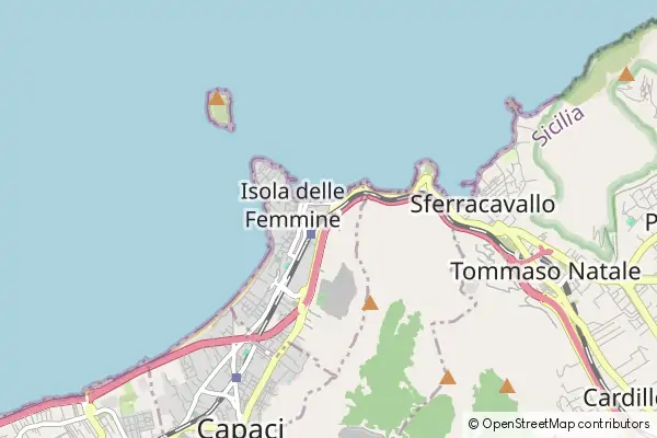 Karte Isola delle Femmine