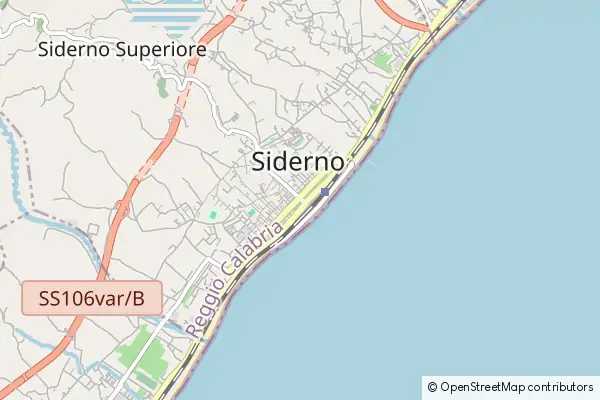 Karte Siderno