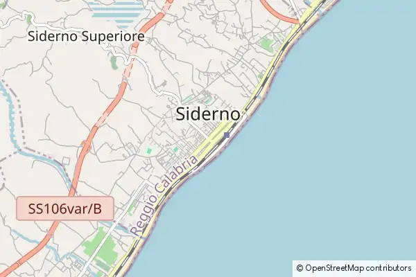 Karte Siderno Marina