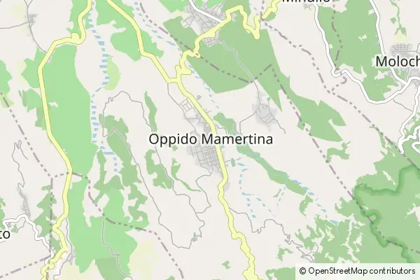 Karte Oppido Mamertina