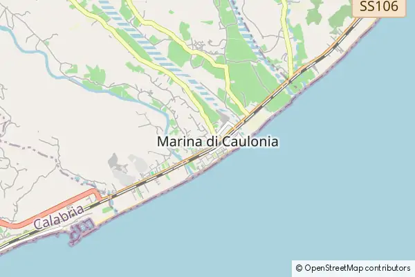 Karte Marina di Caulonia