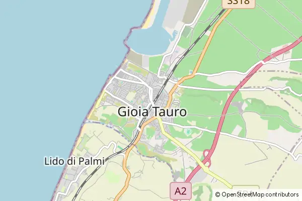 Karte Gioia Tauro