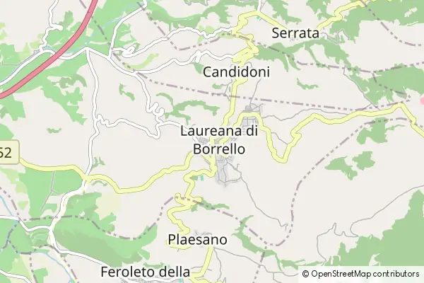 Karte Laureana di Borrello