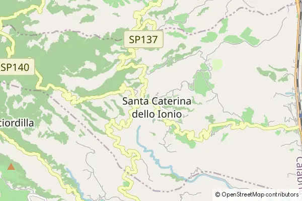 Karte Santa Caterina dello Ionio