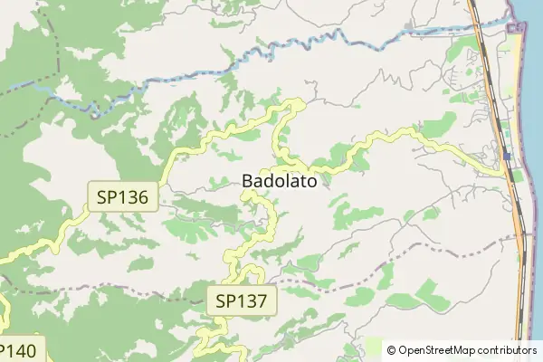 Karte Badolato