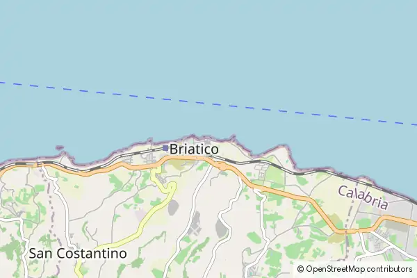 Karte Briatico