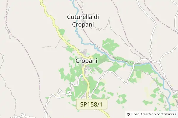 Karte Cropani