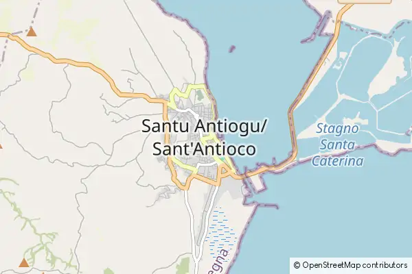 Karte Sant'Antioco