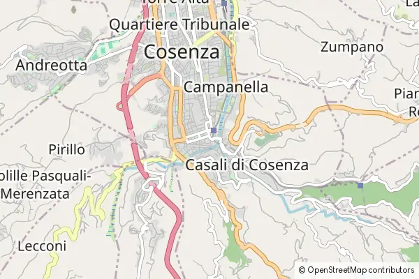 Karte Cosenza