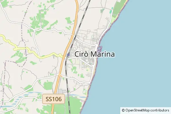 Karte Cirò Marina