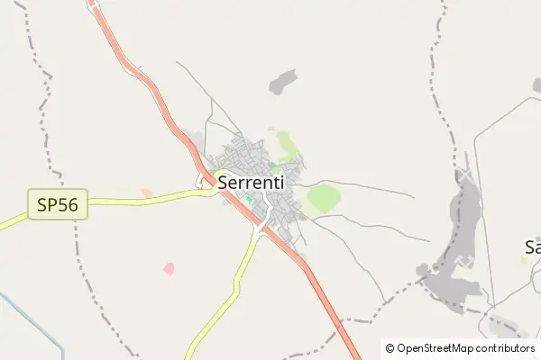 Karte Serrenti