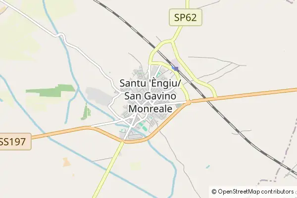 Karte San Gavino Monreale