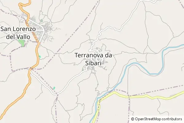 Karte Terranova da Sibari