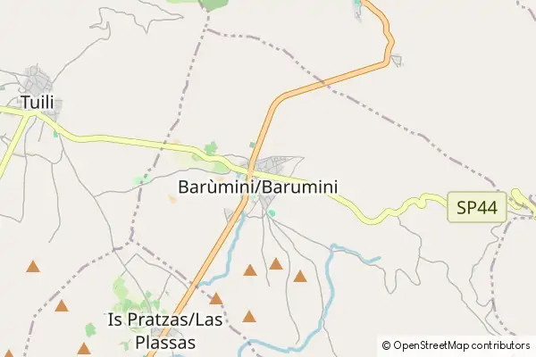 Karte Barumini