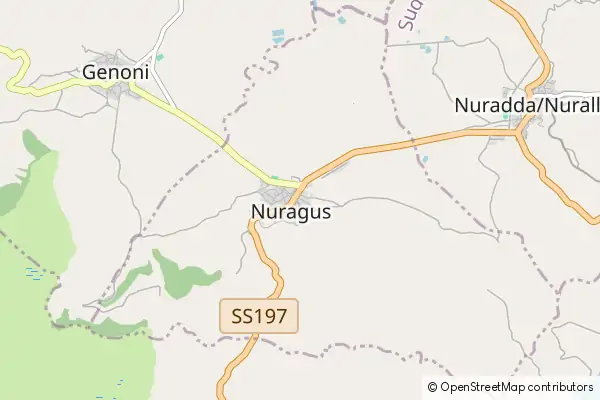 Karte Nuragus