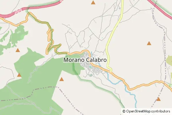 Karte Morano Calabro