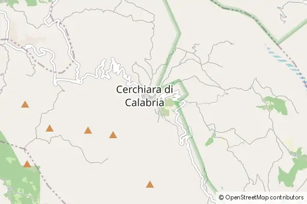 Karte Cerchiara di Calabria