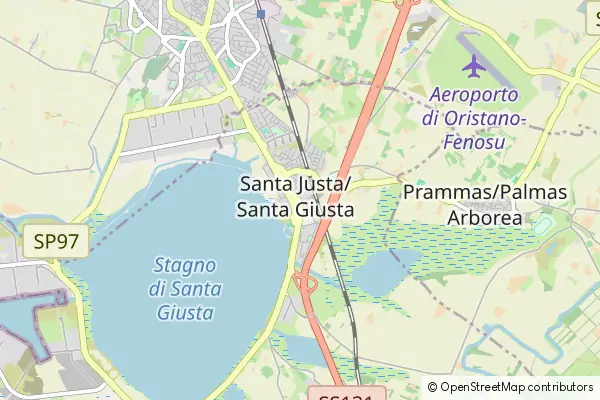 Karte Santa Giusta