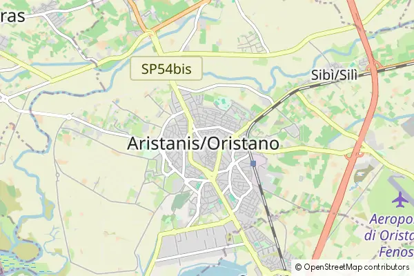 Karte Oristano