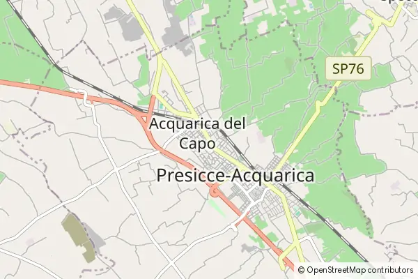 Karte Acquarica del Capo