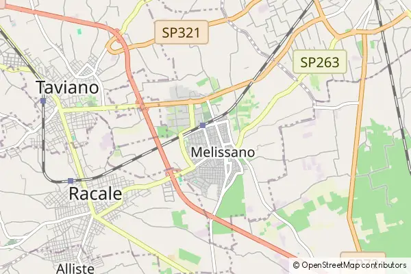 Karte Melissano