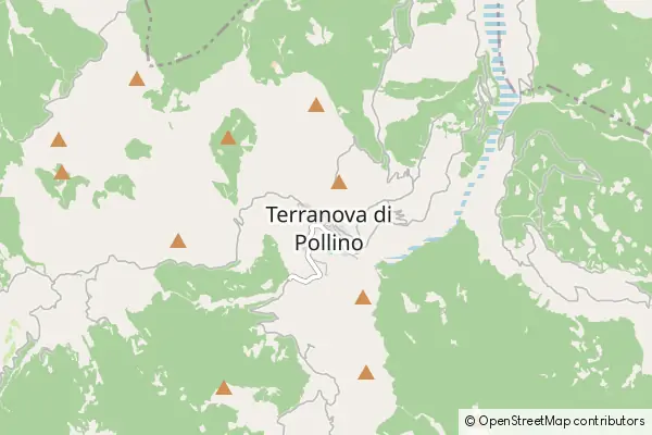 Karte Terranova di Pollino