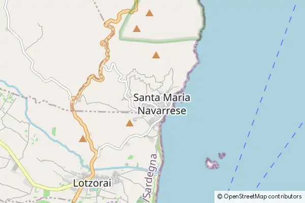 Karte Santa Maria Navarrese