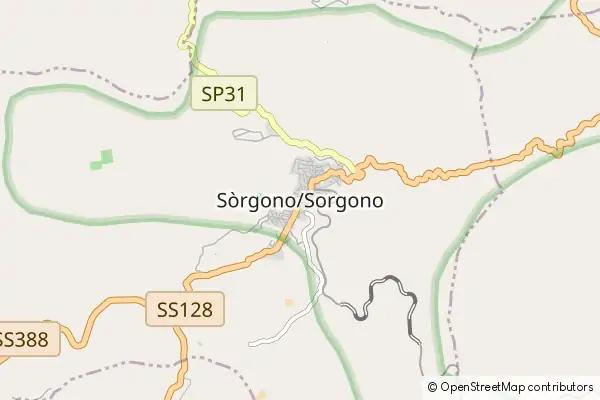 Karte Sorgono