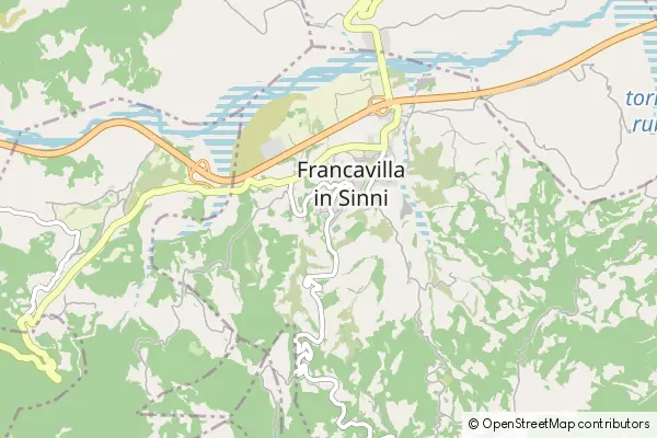 Karte Francavilla sul Sinni