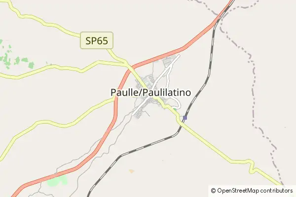 Karte Paulilatino Oristano