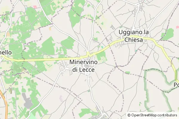 Karte Minervino di Lecce