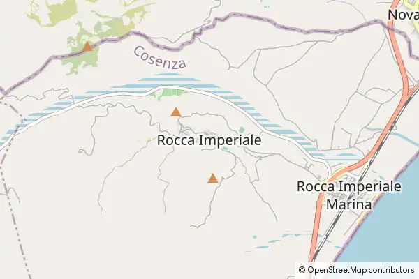 Karte Rocca Imperiale