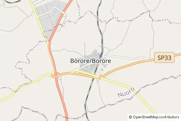 Karte Borore