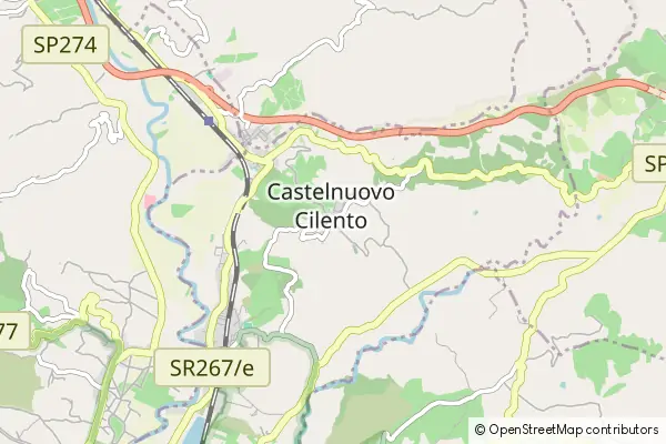 Karte Castelnuovo Cilento