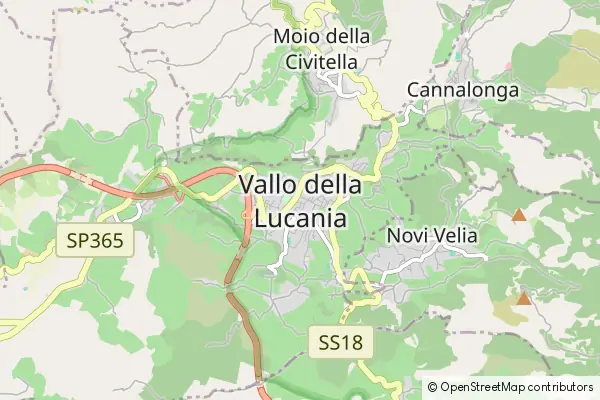 Karte Vallo della Lucania