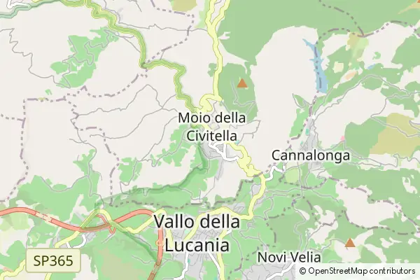 Karte Moio della Civitella