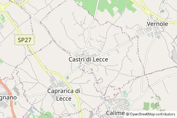 Karte Castri di Lecce