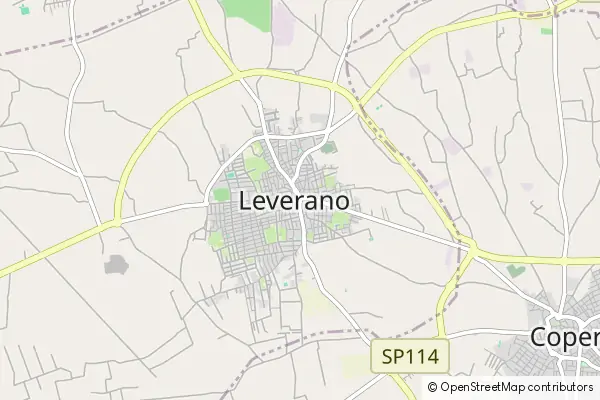 Karte: Leverano • © OpenStreetMap contributors Karte Leverano