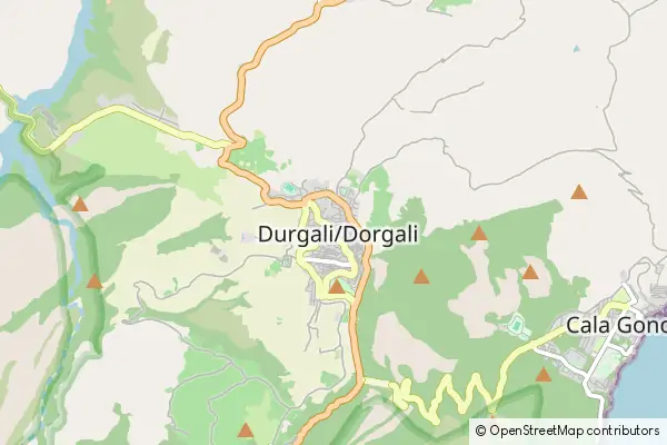 Karte Dorgali