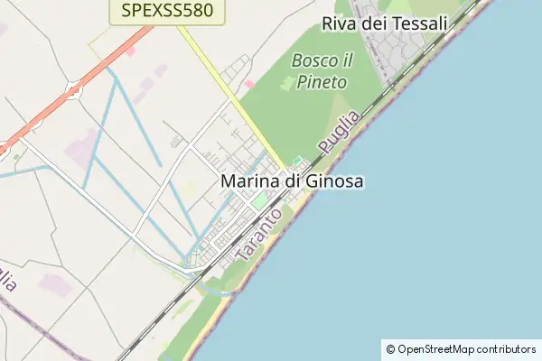 Karte Marina di Ginosa