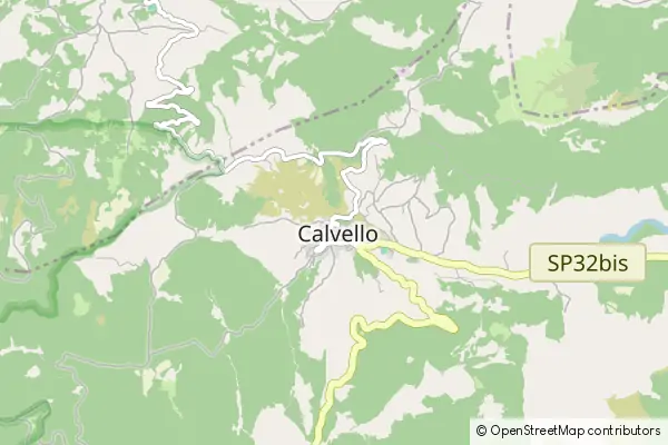 Karte Calvello