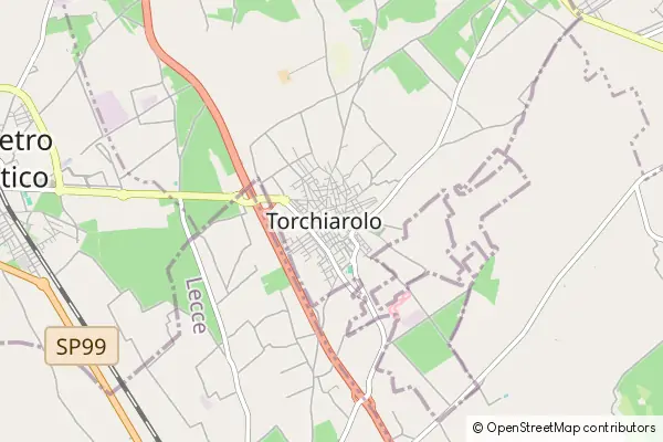 Karte Torchiarolo