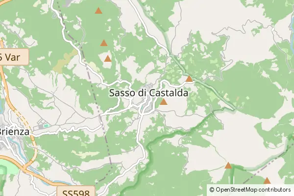 Karte Sasso di Castalda