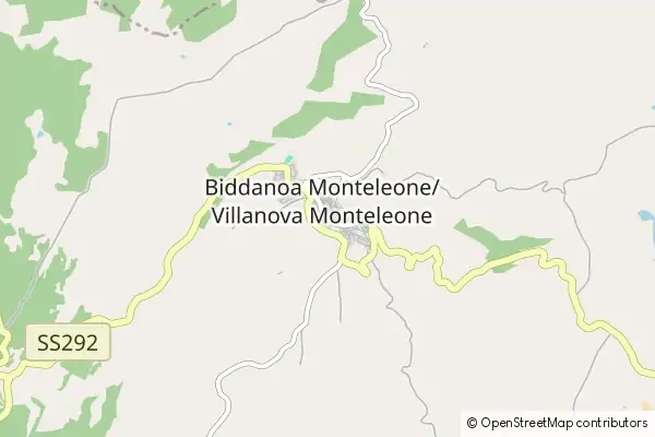 Karte Villanova Monteleone