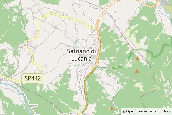 Karte Satriano di Lucania