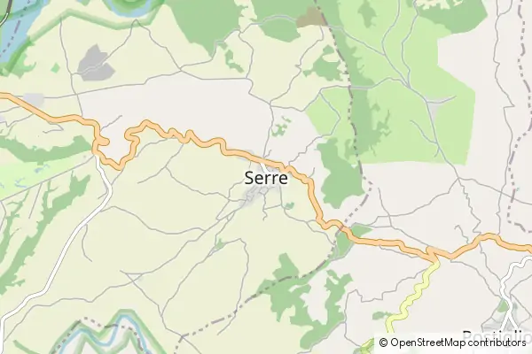 Karte Serre