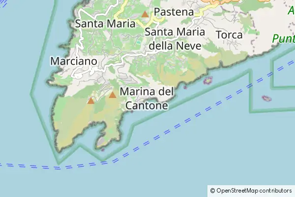 Karte Marina del Cantone