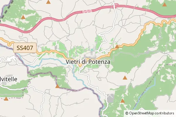 Karte Vietri di Potenza